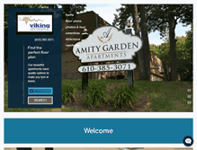 Tablet Screenshot of amitygardenapartments.com